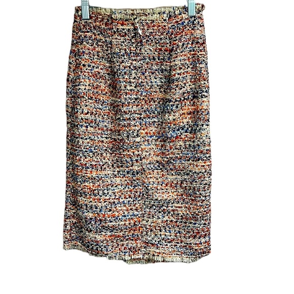 H&M Confetti Tweed Faux Wrap Skirt - Picture 3 of 6